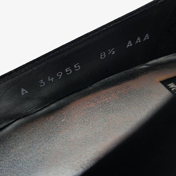 Stuart Weitzman Black Plissé Fabric Formal Pumps Womens 8.5AAA Dress Shoes Heels - Picture 6 of 14